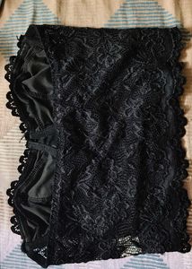 Black Lace Corset