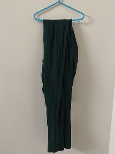 Leaf Print Maxi Dress