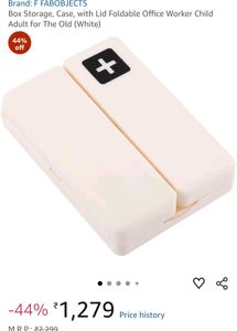Tablets Pill Medicine Organizer Box