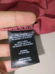 Chic Pink Ribbed sports Top