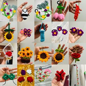 Handmade Crochet Flower Hair Accessory
