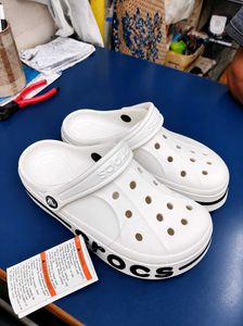 White Bayaband Crocs🎀