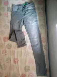 United Colors of Benetton Grey Jeans