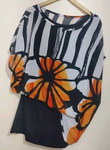 Multi Stylish Printed Top For 36 Bust