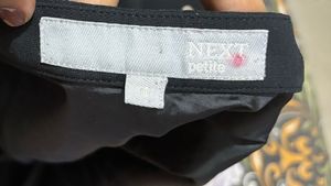 Next Petite Black Godet Skirt