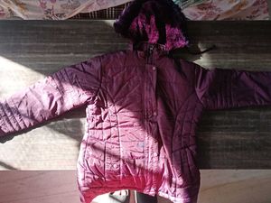 Stylish Purple Padded Winter Jacket