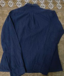 Navy Blue Full Sleeve Casual Shirt