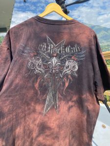 y2k vintage drop shoulder hard rock cafe tshirt