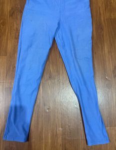 Blue High Waisted Skinny Pants