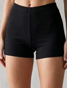SALE💰 H&amp;M Black Ribbed Lounge Shorts