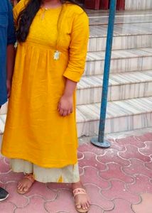 Cotton Kurta Palazzo Set 3XL