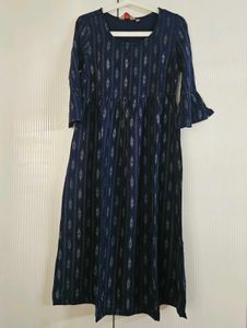 Elegant Blue Printed Kurta