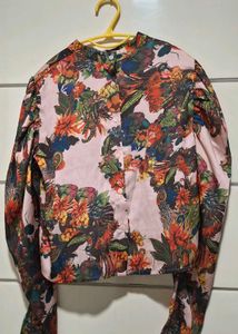 Floral Sheer Top