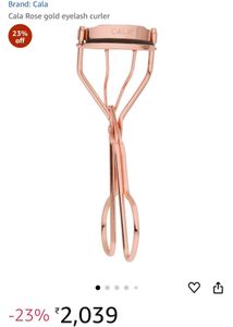 Cala Rose Gold Eyelash Curler