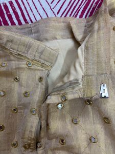 fully stitched skirt and top