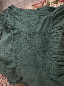 Teal Embroidered Kurta