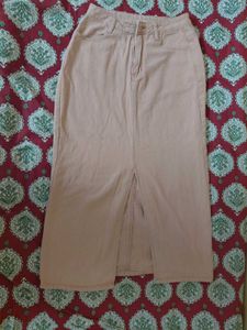 Classic pink midi Skirt