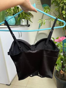 H&amp;M Pinteresty Satin Lace Corset