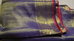 Elegant Royal Blue Saree