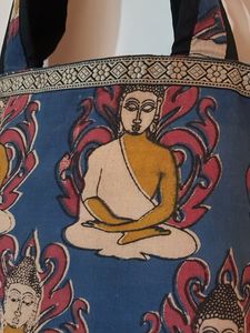 Unique Buddha Print Tote Bag
