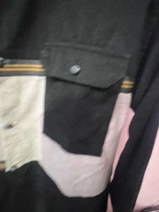 Men's Color Block Corduroy Shirt