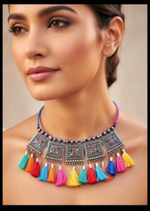 Boho Tassel Statement Necklace