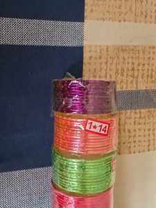 Assorted Color Bangles Set