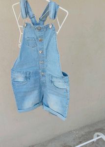 Cute Denim Short Overalls