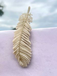 Elegant Feather &amp; Tortoise Hair Clip Set