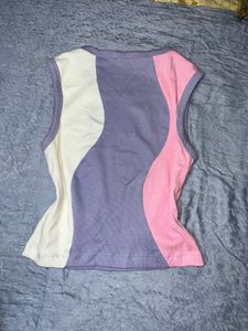 Colorblock Ribbed Tank Top