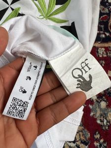 off white weed arrows skate tshirt