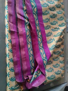 Vibrant Saree with Paisley Print
