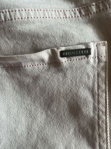 projective Light Wash Denim Shorts baby pink colou