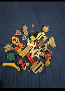 Assorted Hair Claw Clips Lot