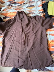 Combo sale there. brown&amp;white shirt