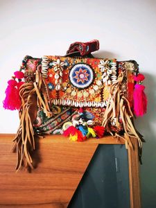 New Large Size Afghani Slingbag with Broad belt