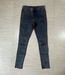 New Acid Wash Ripped Skinny Jeans