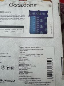 Spaces Occasions Bedsheet Set 4 pillow cover