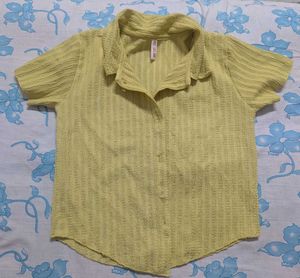 Cute Lime Crop Shirt