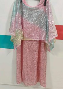 Sparkly Ombre Sequin dress 8-9years