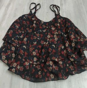 Floral Tiered Camisole Top