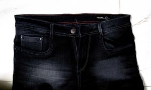 Stylish Dark Wash Ripped Jeans