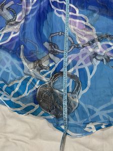 Bohemian Blue Anchor Print Beaach swim dress