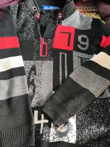 Boys Patterned Knit Sweater