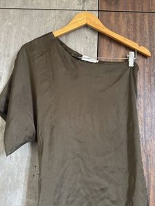 Cover Story Olive One-Shoulder Top