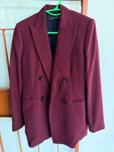 Zara Double Breasted Blazer