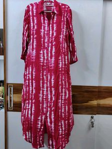 Pink Tie-Dye Kurta