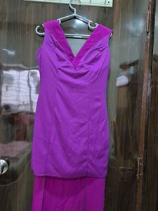 Elegant Purple Maxi Dress