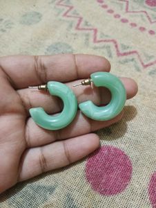 Duo Pack: Pastel Paradise Resin Hoop Earrings (Set