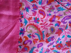 Pink And Purple Saree